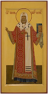 Icon: Holy Hierarch Tikhon Patriarch of Moscow - PS1 (4.9''x9.8'' (12.5x25 cm))