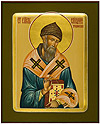 Icon: Holy Hierarch Spyridon of Tremethius - PS1 (5.1''x6.3'' (13x16 cm))
