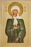 Icon: Holy Blessed Xenia of St-Petersburg - KP02