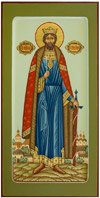 Icon: Holy Great Prince Vladimir Equal-to-the-Apostles - PS5 (5.1''x9.8'' (13x25 cm))