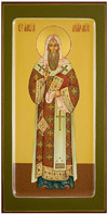 Icon: Holy Hierarch St. Alexius Metropolitan of Moscow - PS2 (5.1''x9.8'' (13x25 cm))