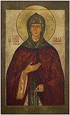 Icon: Holy Venerable Eurosinia of Souzdal' - PSS39 (4.3''x7.1'' (11x18 cm))