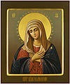 Icon of the Most Holy Theotokos of the Affection - PS1 (8.3''x9.8'' (21x25 cm))