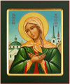 Icon: Holy Blessed Xenia of St. Petersburg - PS7 (8.3''x9.8'' (21x25 cm))