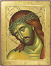 Icon: Saviour with the Thorn Crown (9.4''x12.2'' (24x31 cm))