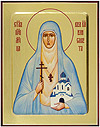 Icon: Holy Martyr Great Princess Elizabeth - G2 (5.1''x6.3'' (13x16 cm))