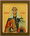 Icon: Holy Great Princess Olga Equal-to-the-Apostles - PS3 (6.7''x8.3'' (17x21 cm))