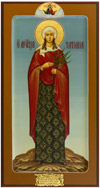 Icon: Holy Martyr Tatiana - PS5 (5.1''x9.8'' (13x25 cm))