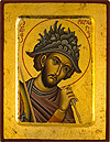 Icon: Holy Great Martyr Mercury of Caessarea - 2678 (5.5''x7.1'' (14x18 cm))