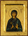 Icon: Holy Hosiomartyr Eugenia of Rome - 2257 (5.5''x7.1'' (14x18 cm))