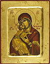 Icon: Most Holy Theotokos of Vladimir - 2725 (5.5''x7.1'' (14x18 cm))