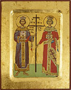 Icon: Holy Equal-to-the-Apostles St. Emperor Constatine and Empress Helen - 2926 (5.5''x7.1'' (14x18 cm))