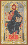 Religious icon: Christ the Pantocrator on the Throne