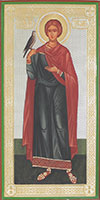 Religious icon: Holy Martyr Tryphon
