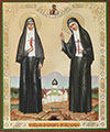 Religious icon: Holy Hosiomartyress Great Princess Elizabeth and nun Barbara