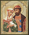 Religious icon: Holy Saint Peter and Febronia - 2