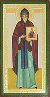 Religious icon: Holy Venerable Alypius the Iconographer