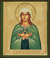 Religious icon: Holy Righteous Glafira