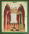 Religious icon: Holy Venerable Zosimus and Sabbatius