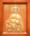 Carved icon: of the Most Holy Theotokos of the Power