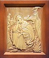 Carved icon: of the Holy Prophet Elijah