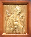 Carved icon: of Holy Archangel Michael