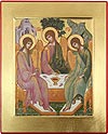 Icon: Holy Trinity - C10 (4.6''x5.7'' (11.8x14.6 cm))