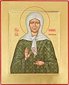 Icon: Holy Blessed Matrona of Moscow - C15 (4.6''x5.7'' (11.8x14.6 cm))