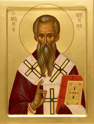 Icon: Holy Hierarch Andrew of Crete - O