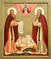 Icon: Holy Venerable Zosimas and Sabbatius of Solovki - O