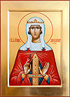 Icon: Holy Martyr Luidmila, the Princess of Chesh - O