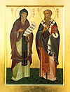 Icon: Holy Venerable Equal-to-the-Apostles Cyrill and Methodius the Teachers of the Slavs - O