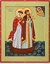 Icon of the Holy Venerable Prince Peter and Princes Thebroniya of Murom - O3