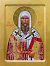 Icon: Holy Herarch Theoctiste of Novgorod - O