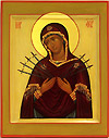 Icon of the Most Holy Theotokos of the Seven Arrows - I