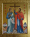 Icon: Holy Apostle Andrew and St. Great Prince Vladimir Equal-to-the-Apostles - L