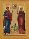 Icon: Holy Martyrs Adrian and Natalia - L