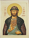 Icon: Holy Right-Believing Great Prince Alexander of Neva - AN01