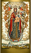 Icon of the Most Holy Theotokos the Joy of All Angels - BRA51