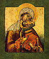Icon of the Most Holy Theotokos the Leaping of the Babe - BVZ02