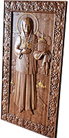 Icon: Holy Blessed Xenia of St. Petersburg - P21 (25.6''x43.3'' (65x110 cm))