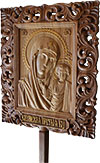Icon: Processional icon of the Most Holy Theotokos - P24 (19.3''x25.2'' (49x64 cm))