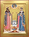 Icon: Holy Venerable Prince Peter and Princess Phebronia of Murom
