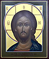 Icon: Christ Pantocrator - V (3.9''x4.7'' (10x12 cm))