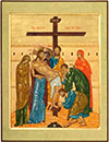 Icon: the Descent of Christ from the Cross - V2