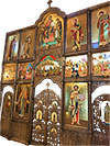 Three-layer carved iconostasis - S6