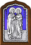 Icon - Stt. Peter and Phebroniya - A139-3
