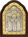 Icon - Holy Martyrs Faith, Hope and Love and their Holy mother Wisdom - A177-6