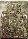 Metal icon - Dormition of the Most Holy Theotokos - K66