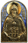 Metal icon - of St. Prince Daniel of Moscow